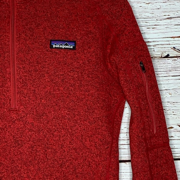 Patagonia Better Sweater 1/4 Zip Fleece Cherry S - Picture 6 of 14